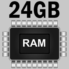 24GB RAM 24GB RAM