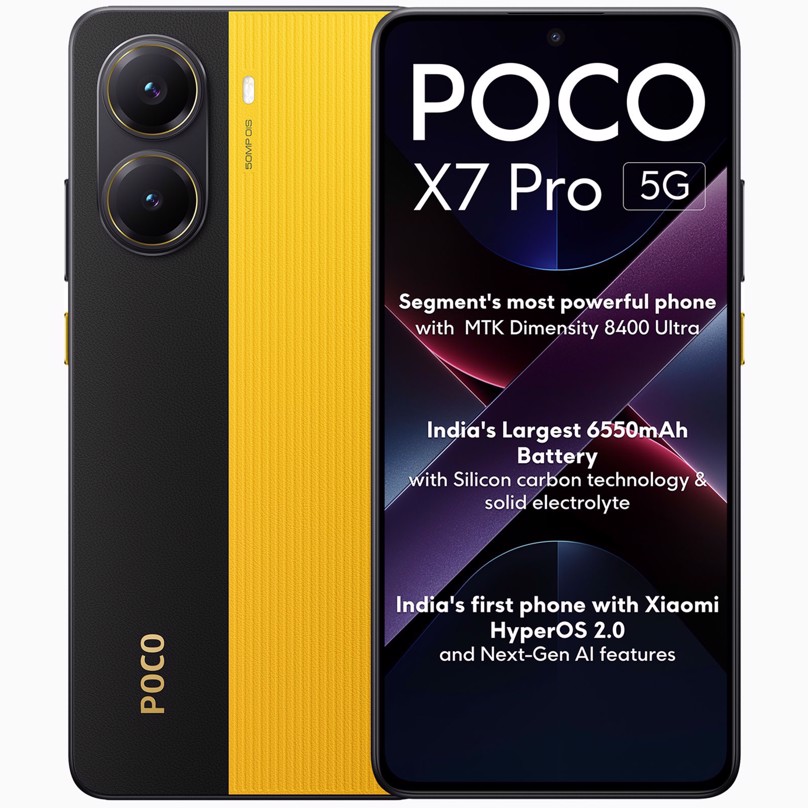 XiaomiPoco X7 Pro 12/256GB Yellow – cena, specifikacije i prodaja u Srbiji