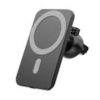 Auto punjac bezicni (WiFi) Magnetic connection (Magsafe) 15W crni cena 4000 din slika