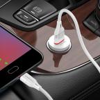 Auto punjac Comicell Superior CO-BZ18 FAST 18W USB QC 3.0 Micro beli slika 3