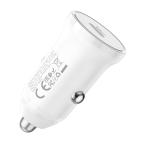 Auto punjac Comicell Superior CO-BZ18B FAST 25W Type C QC 3.0 beli slika 3