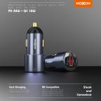 Auto punjac Moxom MX-VC19 60W 3 ports crni slika 4