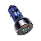 Auto punjac Moxom MX-VC29 USB-A+PD 60W crni slika 1