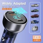 Auto punjac Moxom MX-VC29 USB-A+PD 60W crni slika 4