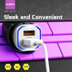 Auto punjac Moxom MX-VC31 3A Micro beli slika 4