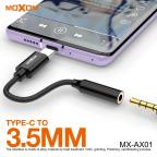 Adapter audio Moxom MX-AX01 3.5mm na Type C Moxom pleteni crni slika 4