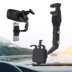 Drzac za mobilni telefon za retrovizor univerzalni  crni slika 3