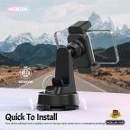 Drzac za mobilni telefon Moxom MX-VS110 vakuum crni slika 5