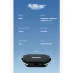 Drzac za mobilni telefon AWEI X20 magnet crni slika 5