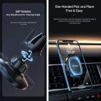 Drzac za mobilni telefon AWEI X21 magnet crni slika 4