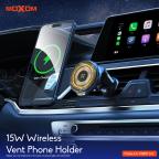 Drzac za mobilni telefon Moxom LX-VS807 sa bezicnim punjenjem 15W crni slika 3