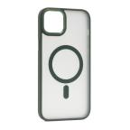 Maska Futrola BLURY MAGSAFE za iPhone 14 Plus (6.7) tamno zelena cena 3000 din slika
