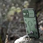 Maska Futrola Nillkin Cam Shield Armor Pro za iPhone 14 (6.1) zelena slika 5