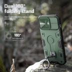 Maska Futrola Nillkin Cam Shield Armor Pro za iPhone 14 Plus (6.7) zelena slika 5