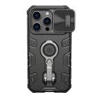 Maska Futrola Nillkin Cam Shield Armor Pro za iPhone 14 Pro (6.1) crna cena 4500 din slika