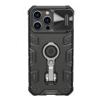 Maska Futrola Nillkin Cam Shield Armor Pro za iPhone 14 Pro Max (6.7) crna cena 4500 din slika