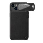 Maska Futrola Nillkin Cam Shield Leather S za iPhone 14 Plus (6.7) crna cena 1000 din slika