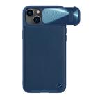 Maska Futrola Nillkin Cam Shield Leather S za iPhone 14 Plus (6.7) plava cena 1000 din slika