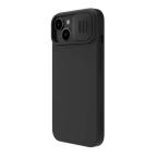 Maska Futrola Nillkin Cam Shield Silky za iPhone 14 (6.1) crna slika 2