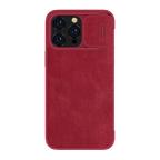 Maska Futrola Nillkin Qin Pro za iPhone 14 Pro Max (6.7) crvena slika 2