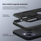 Maska Futrola Nillkin Super Frost Pro za iPhone 14 (6.1) crna (logo cut) slika 4