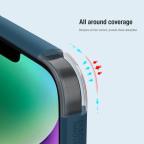 Maska Futrola Nillkin Super Frost Pro za iPhone 14 (6.1) plava (logo cut) slika 4