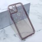 Maska Futrola Heart IMD za iPhone 14 6.1 roze cena 1000 din slika