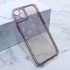 Maska Futrola Heart IMD za iPhone 14 Plus 6.7 roze cena 1000 din slika
