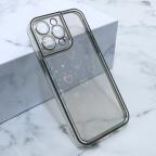 Maska Futrola Heart IMD za iPhone 14 Pro Max 6.7 srebrna cena 1000 din slika