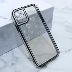 Maska Futrola Heart IMD za iPhone 11 6.1 ljubicasta cena 1000 din slika