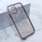 Maska Futrola Heart IMD za iPhone 11 6.1 roze cena 1000 din slika