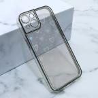 Maska Futrola Heart IMD za iPhone 13 6.1 srebrna cena 1000 din slika