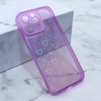 Maska Futrola Heart Color IMD za iPhone 14 Pro Max 6.7 ljubicasta cena 1000 din slika