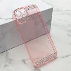 Maska Futrola DIAMOND SIDE za iPhone 14 (6.1) roze cena 1000 din slika