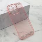 Maska Futrola DIAMOND SIDE za iPhone 14 Pro Max (6.7) roze cena 1000 din slika