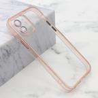 Maska Futrola DIAMOND LENS za iPhone 12 (6.1) roze cena 2500 din slika