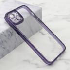Maska Futrola DIAMOND LENS za iPhone 14 Plus (6.7) ljubicasta cena 1000 din slika