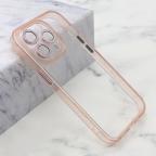 Maska Futrola DIAMOND LENS za iPhone 14 Pro (6.1) roze cena 2500 din slika