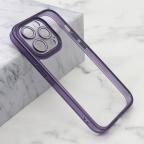 Maska Futrola DIAMOND LENS za iPhone 14 Pro (6.1) ljubicasta cena 1000 din slika