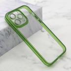 Maska Futrola DIAMOND LENS za iPhone 14 Pro Max (6.7) zelena cena 1000 din slika