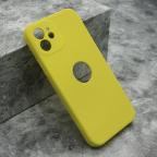 Maska Futrola COLOR VISION za iPhone 12 (6.1) zuta cena 1000 din slika
