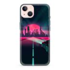 Maska Futrola ULTRA TANKI PRINT CLEAR NEON WAVE za iPhone 13 (6.1) NW01 cena 1000 din slika