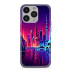 Maska Futrola ULTRA TANKI PRINT CLEAR NEON WAVE za iPhone 14 Pro (6.1) NW05 cena 1000 din slika