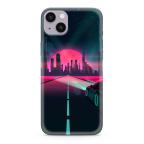 Maska Futrola ULTRA TANKI PRINT CLEAR NEON WAVE za iPhone 14 Plus (6.7) NW01 cena 1000 din slika
