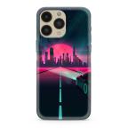 Maska Futrola ULTRA TANKI PRINT CLEAR NEON WAVE za iPhone 14 Pro Max (6.7) NW01 cena 2500 din slika