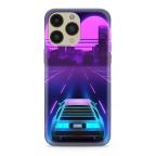Maska Futrola ULTRA TANKI PRINT CLEAR NEON WAVE za iPhone 14 Pro Max (6.7) NW02 cena 1000 din slika