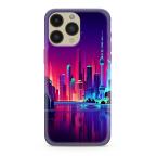 Maska Futrola ULTRA TANKI PRINT CLEAR NEON WAVE za iPhone 14 Pro Max (6.7) NW05 cena 1000 din slika