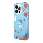 Maska Futrola Polo With Splatter Pattern & Horse Logo za Iphone 14 Pro Max plava Full ORG (USHCP14XUDEB) cena 3000 din slika