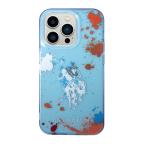 Maska Futrola Polo With Splatter Pattern & Horse Logo za Iphone 14 Pro Max plava Full ORG (USHCP14XUDEB) slika 2