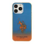 Maska Futrola Polo Gradient Case With Dyed - Bumper & Horse Logo za Iphone 14 Pro Max plavo-narandzasta Full ORG (USHCP14XELOB) slika 2